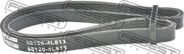 Febest 88126-4L813 - V-Ribbed Belt autospares.lv