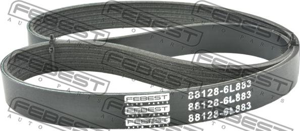 Febest 88128-6L883 - V-Ribbed Belt autospares.lv