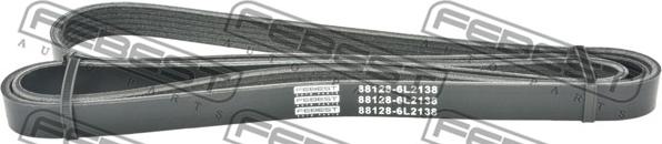 Febest 88128-6L2138 - V-Ribbed Belt autospares.lv