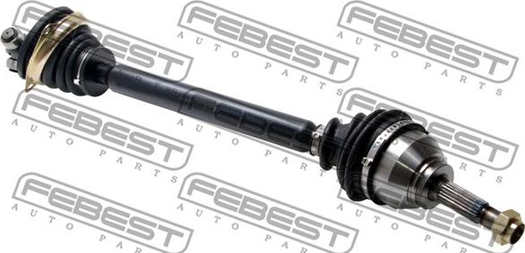 Febest 2414-LOGLH - Drive Shaft autospares.lv