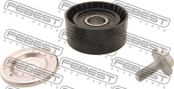Febest 2487-001 - Pulley, v-ribbed belt autospares.lv
