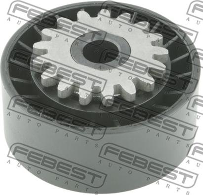 Febest 2487-CLI - Pulley, v-ribbed belt autospares.lv