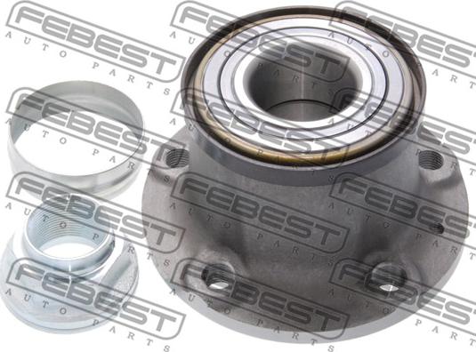 Febest 2582-BOX3MR - Wheel Hub autospares.lv