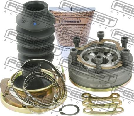 Febest 2011-GRCHSHA - Flexible disc, propshaft joint autospares.lv