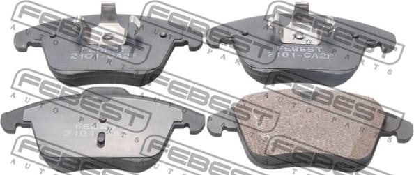 Febest 2101-CA2F - Brake Pad Set, disc brake autospares.lv