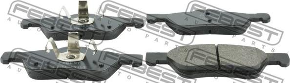 Febest 2101-MAVF - Brake Pad Set, disc brake autospares.lv