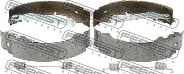 Febest 2102-JHR - Brake Shoe, Drum brakes autospares.lv