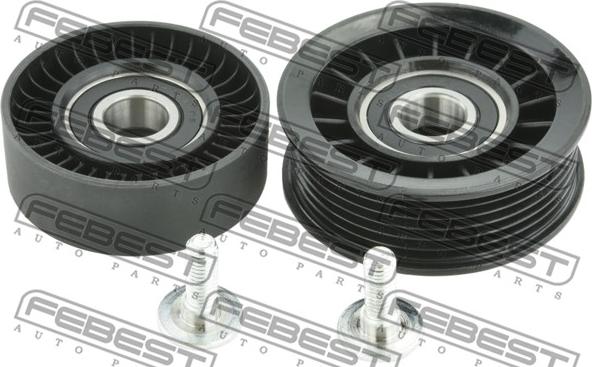 Febest 2187-CB4-KIT - Pulley, v-ribbed belt autospares.lv