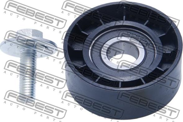 Febest 2187-FOCII - Pulley, v-ribbed belt autospares.lv