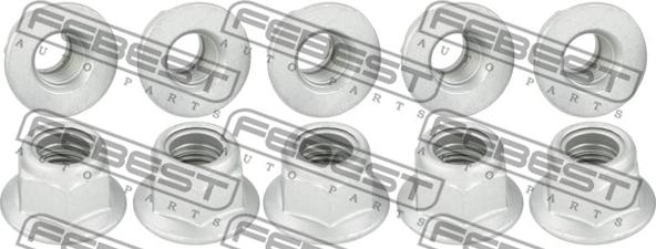 Febest 2398-005-PCS10 - Wheel Nut autospares.lv