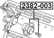 Febest 2382-003 - Wheel Hub autospares.lv