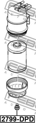 Febest 2799-DPD - Fuel Drain Plug autospares.lv