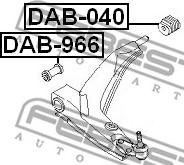 Febest DAB-040 - Bush of Control / Trailing Arm autospares.lv