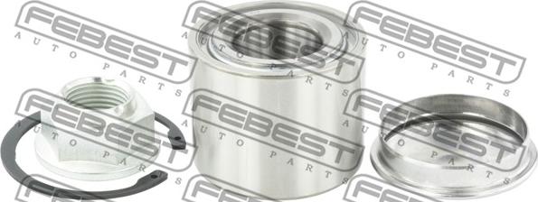 Febest DAC30620048-KIT - Wheel hub, bearing Kit autospares.lv