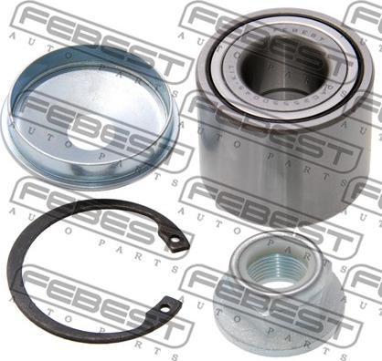 Febest DAC25550045-KIT - Wheel hub, bearing Kit autospares.lv