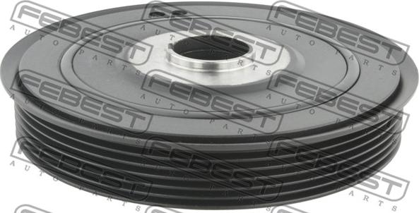 Febest FDDS-CBK - Belt Pulley, crankshaft autospares.lv