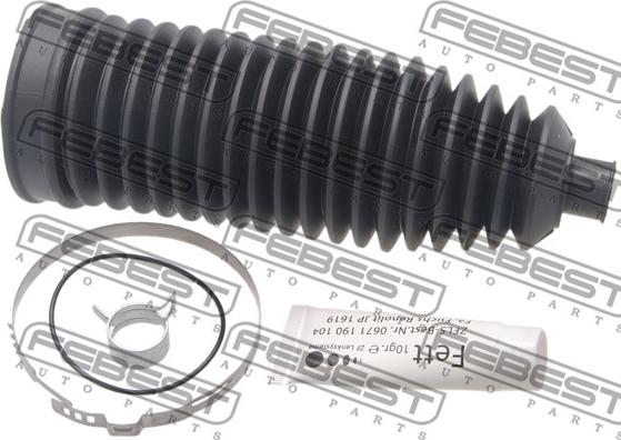 Febest LRRKB-RRIII - Bellow, steering autospares.lv
