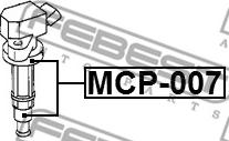 Febest MCP-007 - Plug, coil autospares.lv