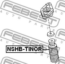 Febest NSHB-TINOR - Rubber Buffer, suspension autospares.lv