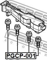 Febest PGCP-001 - Plug, coil autospares.lv