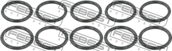 Febest RINGAH-017-PCS10 - Seal Ring, air conditioning system line autospares.lv