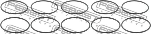 Febest RINGOL-068-PCS10 - Oil Seal, automatic transmission autospares.lv