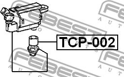 Febest TCP-002 - Plug, coil autospares.lv