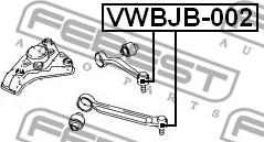 Febest VWBJB-002 - Bellow, ball joint autospares.lv