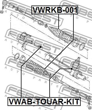 Febest VWRKB-001 - Bellow, steering autospares.lv