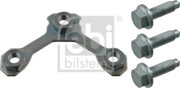 Febi Bilstein 49043 - Clamping Screw Set, ball joint autospares.lv