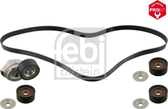 Febi Bilstein 45968 - V-Ribbed Belt Set autospares.lv