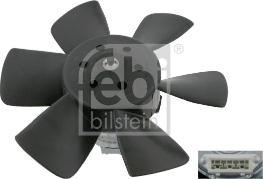 Febi Bilstein 06990 - Fan, radiator autospares.lv
