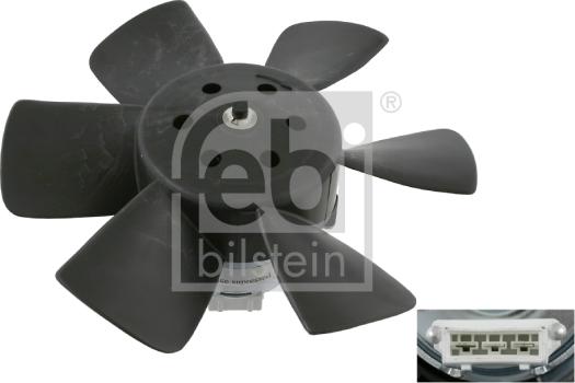 Febi Bilstein 06989 - Fan, radiator autospares.lv