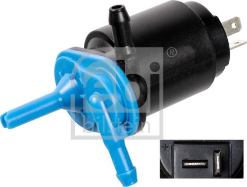 Febi Bilstein 14368 - Water Pump, window cleaning autospares.lv