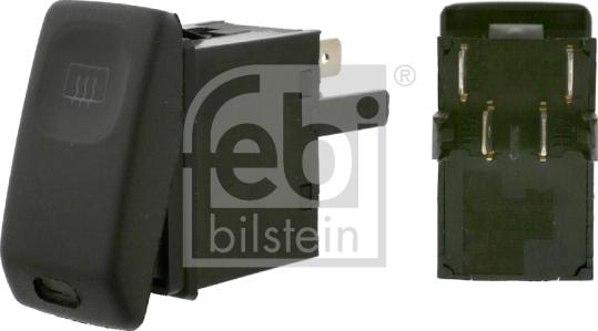 Febi Bilstein 15628 - Switch, rear window heating autospares.lv