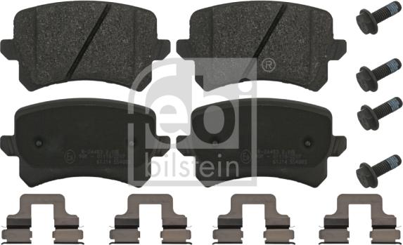 Febi Bilstein 16991 - Brake Pad Set, disc brake autospares.lv