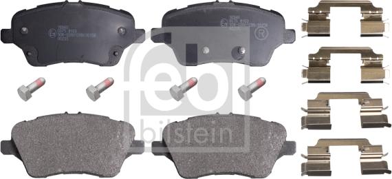 Febi Bilstein 16940 - Brake Pad Set, disc brake autospares.lv