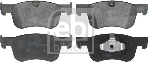 Febi Bilstein 16957 - Brake Pad Set, disc brake autospares.lv