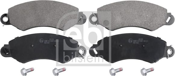 Febi Bilstein 16966 - Brake Pad Set, disc brake autospares.lv