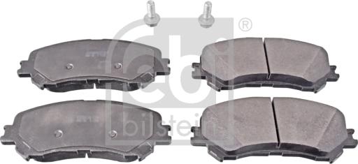 Febi Bilstein 16961 - Brake Pad Set, disc brake autospares.lv