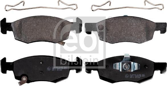 Febi Bilstein 16907 - Brake Pad Set, disc brake autospares.lv