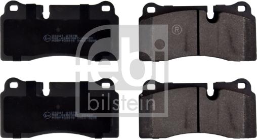 Febi Bilstein 16911 - Brake Pad Set, disc brake autospares.lv