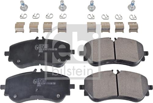 Febi Bilstein 16985 - Brake Pad Set, disc brake autospares.lv