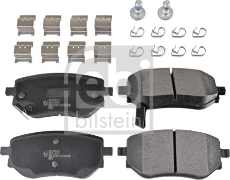 Febi Bilstein 16981 - Brake Pad Set, disc brake autospares.lv