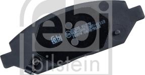 Febi Bilstein 16974 - Brake Pad Set, disc brake autospares.lv