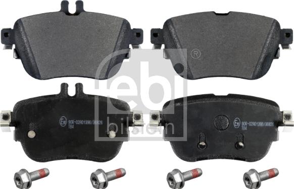 Febi Bilstein 16970 - Brake Pad Set, disc brake autospares.lv