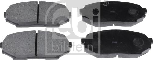 Febi Bilstein 16496 - Brake Pad Set, disc brake autospares.lv