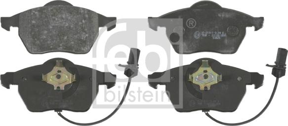 Febi Bilstein 16448 - Brake Pad Set, disc brake autospares.lv