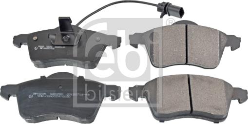 Febi Bilstein 16464 - Brake Pad Set, disc brake autospares.lv