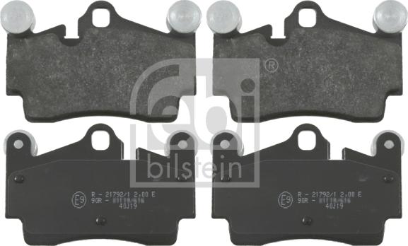 Febi Bilstein 16461 - Brake Pad Set, disc brake autospares.lv